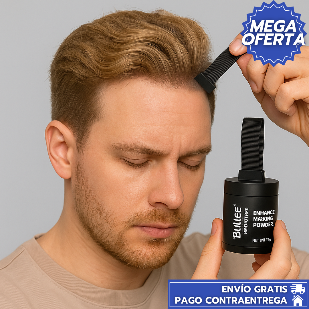 Bunee™ : Polvo Capilar de Cobertura Instantánea para Disimular Canas, Raíces y Zonas Claras