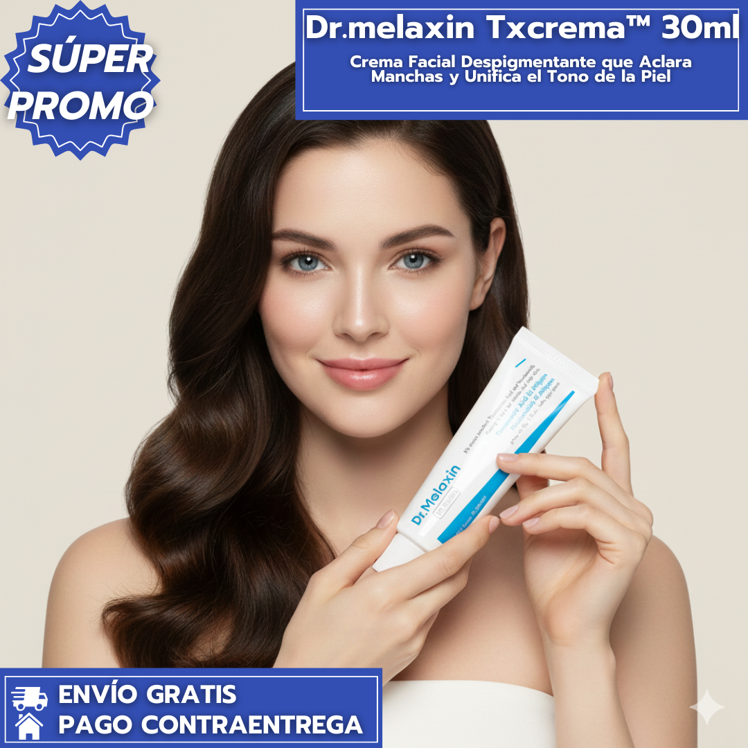 Dr.melaxin Txcrema™ 30ml: Crema Facial Despigmentante que Aclara Manchas y Unifica el Tono de la Piel
