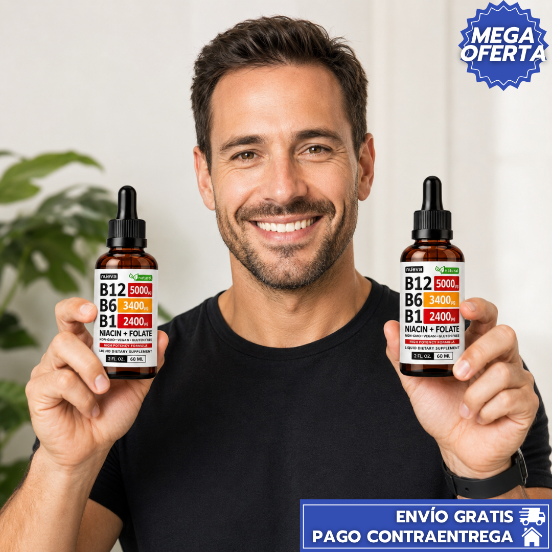 OFERTA: 2x1 Vitamina B12™-Vitamina B12  que favorecer la energía diaria, el rendimiento mental y el bienestar cardiovascular.