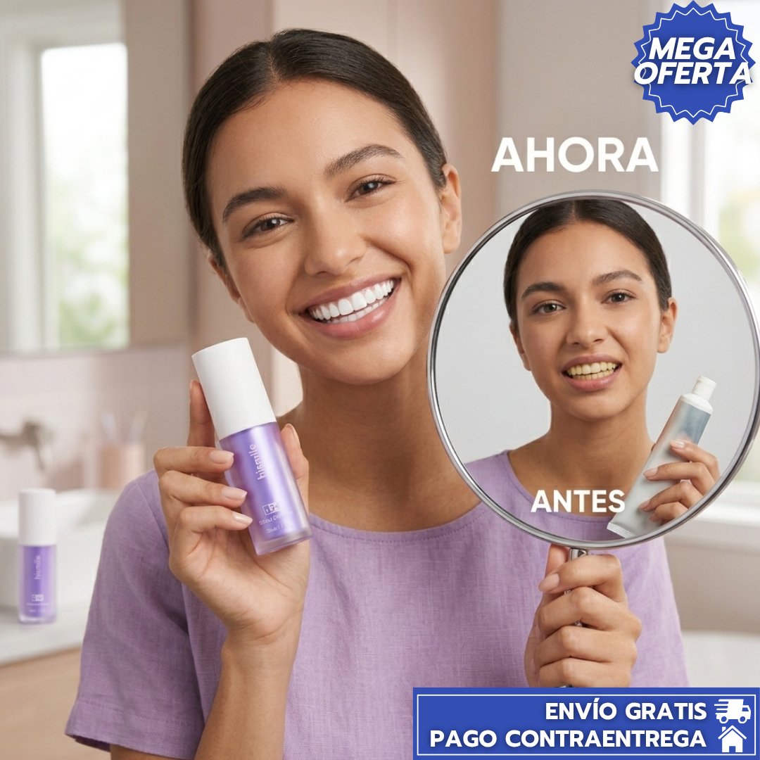 OFERTA:HiSmile™2X1: Pasta Dental Blanqueadora de Acción Suave que Elimina Manchas Superficiales y Realza el Brillo Natural de tu Sonrisa.