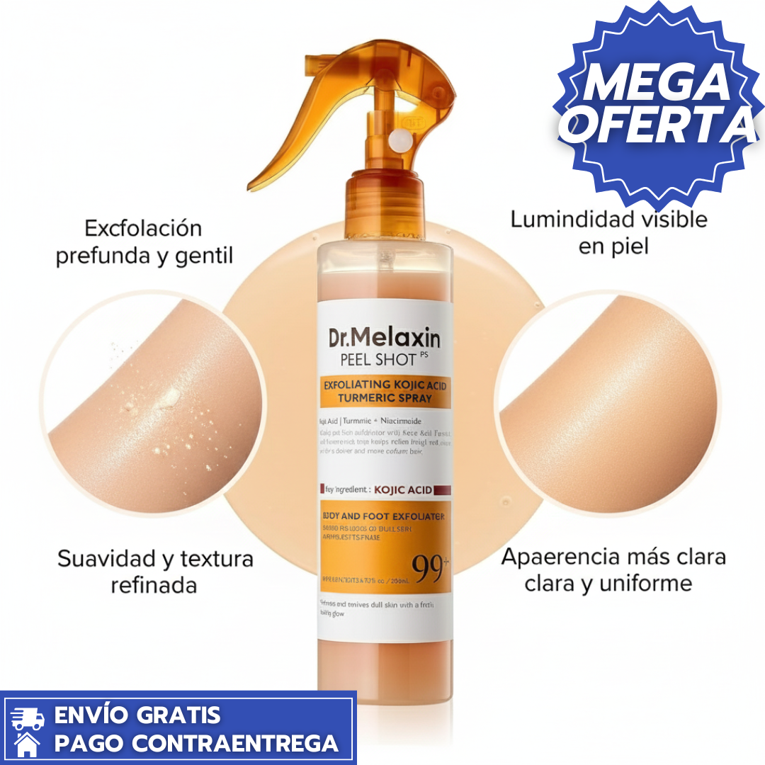Dr.melaxin Peel Shot™: Exfoliante Coreano con Arroz y Niacinamida que Ilumina y Suaviza la Piel al Instante