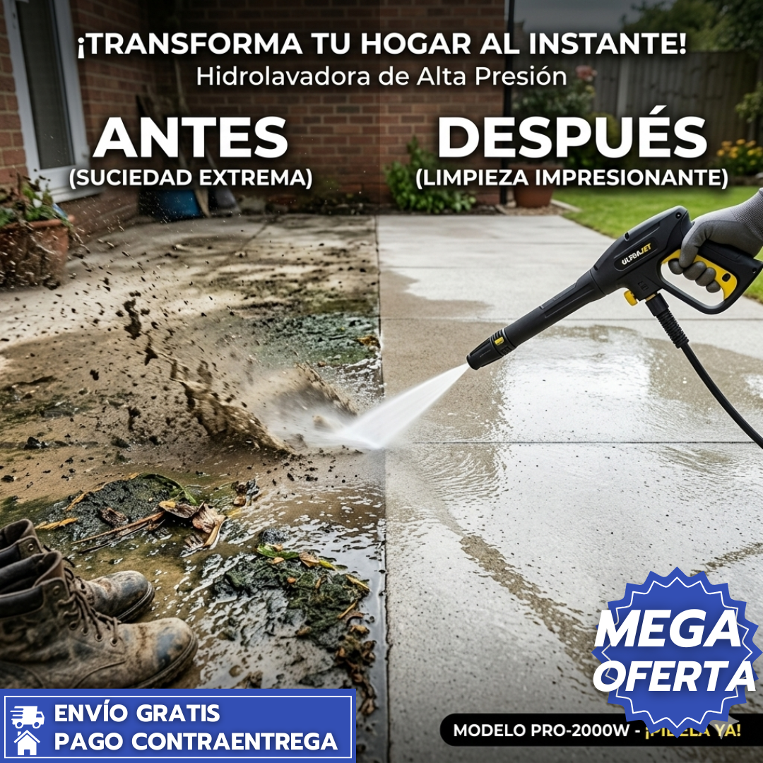 HydroClean™ — Lava tu carro en 10 minutos sin cables, sin grifo y sin esfuerzo