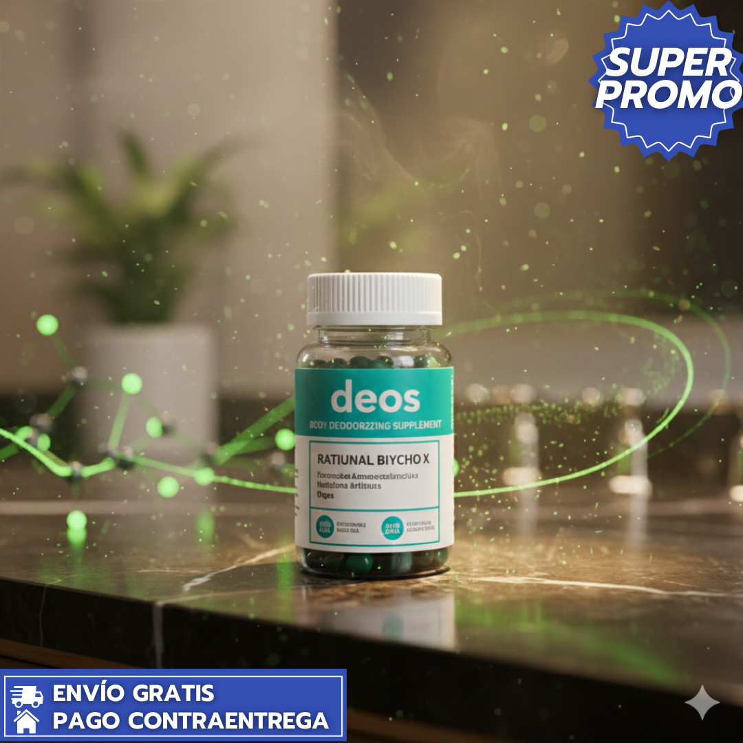 Deos Desodorizante™:Cápsulas Naturales que Eliminan el Mal Olor Corporal desde el Interior