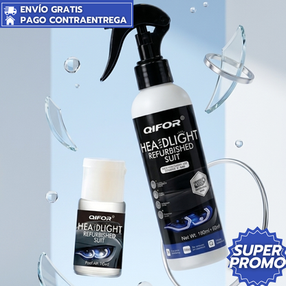 CrystalFix™: Restaurador Líquido para Faros Oxidados y Amarillentos, que Devuelve Claridad y Brillo Profesional