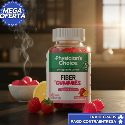 Fiber Gummies™:Gomitas Veganas de Fibra Natural, Mejoran la Digestión y Promueven la Regularidad