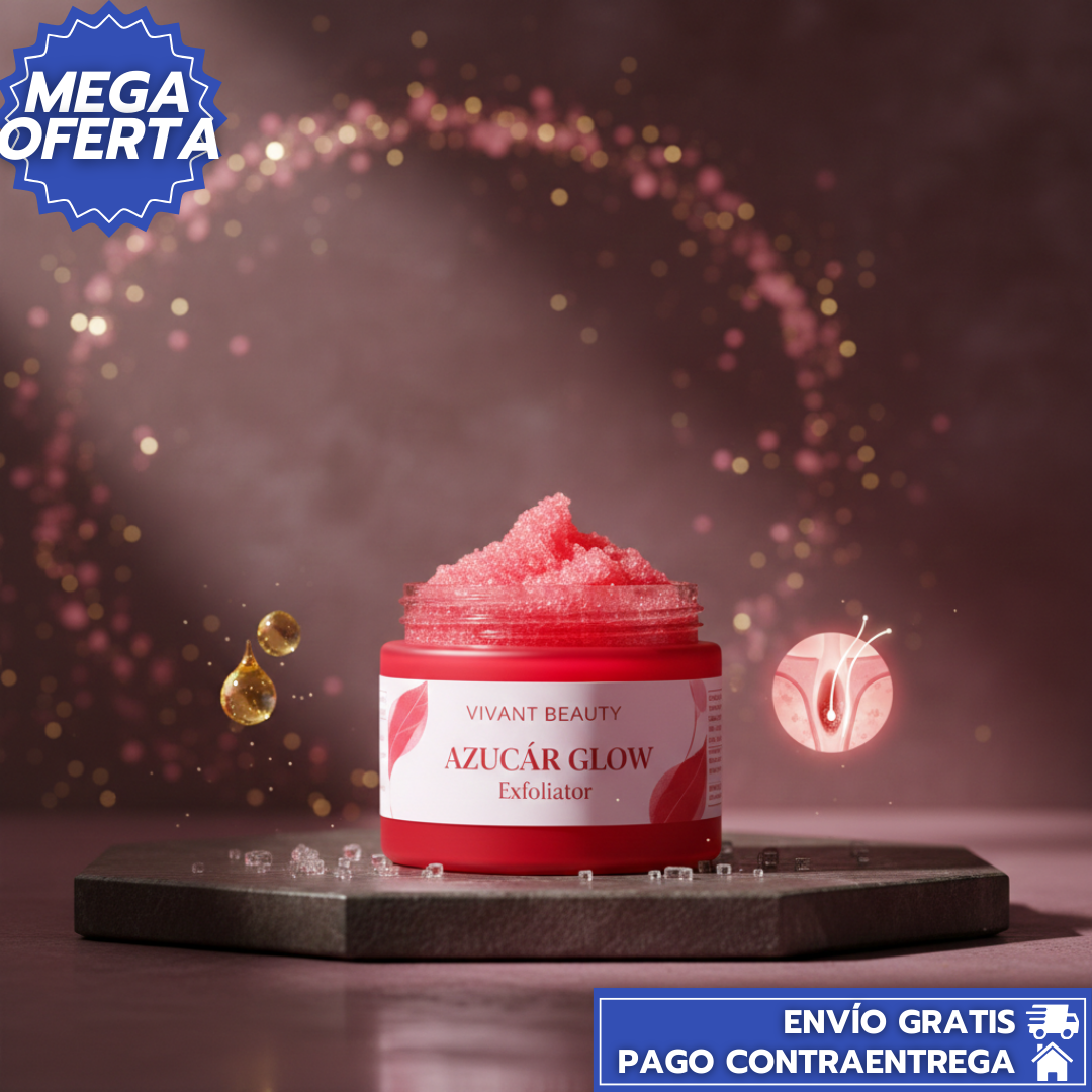 OFERTA: Azucar Glow™: Exfoliante Facial de Azúcar Natural que Renueva y Suaviza la Piel