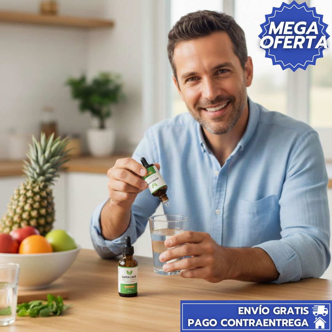 Detox Super Liver X2™:Gotas Detox que Limpian el Hígado y Mejoran la Digestión