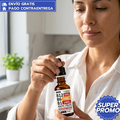 OFERTA: 2x1 Vitamina B12™-Vitamina B12  que favorecer la energía diaria, el rendimiento mental y el bienestar cardiovascular.