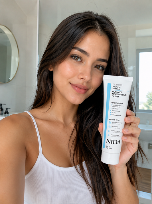 Crema NIDA™:: Crema Facial Hidratante que Suaviza, Reafirma e Ilumina la Piel para un Acabado Radiante y Sedoso.